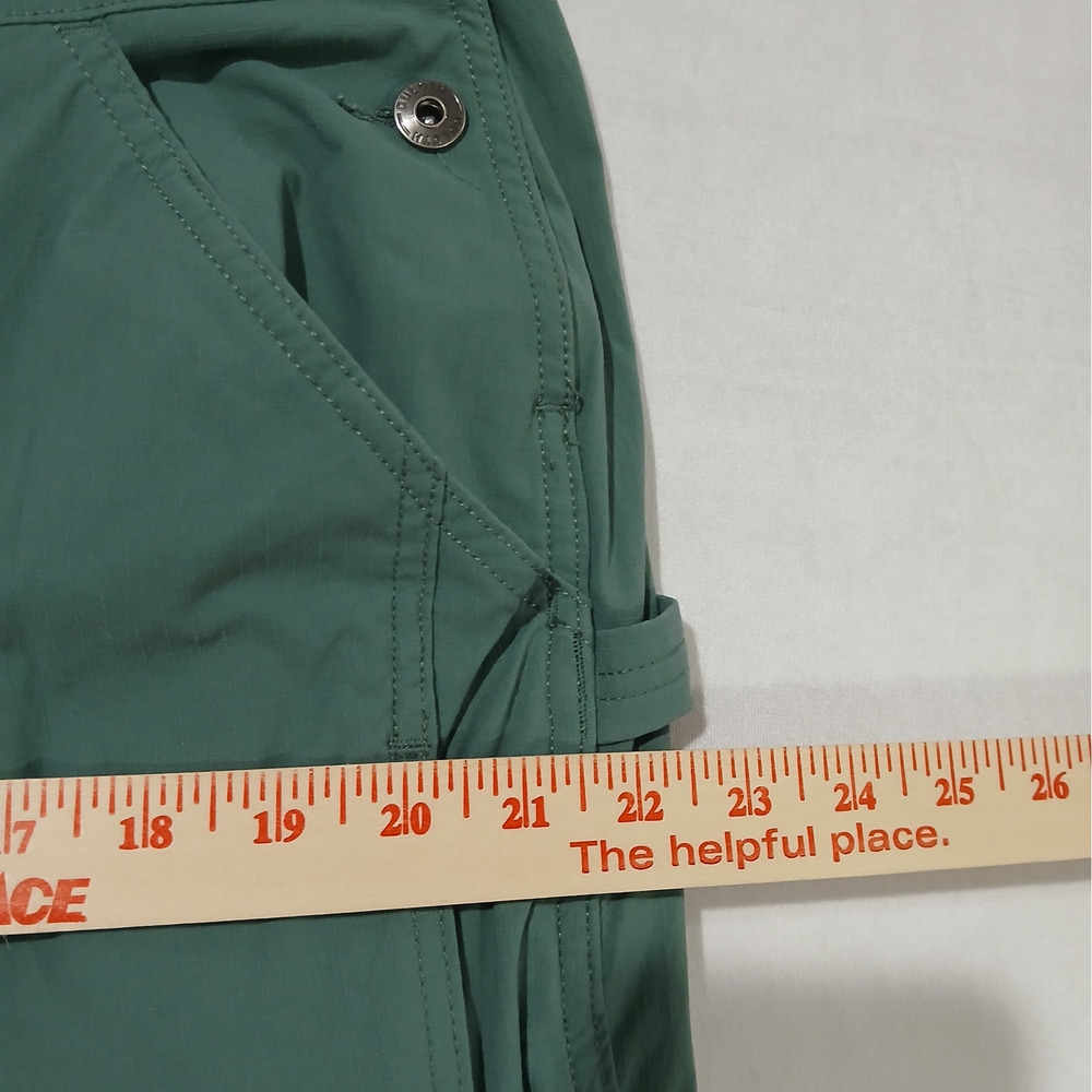 DULUTH TRADING Heirloom Gardening Bib Overalls Medium 31 NWT Green Fir Ripstop - Picture 14 of 16